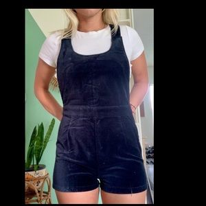 Brand new Brixton navy velvet shorteralls